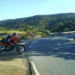 Ktm a pié de carretera Ktm a pié de carretera