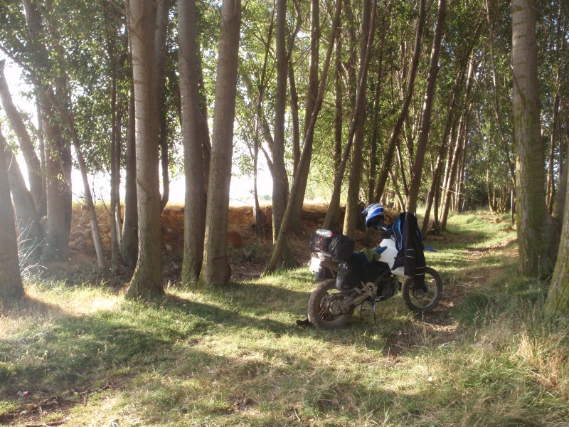 Preparando la montura