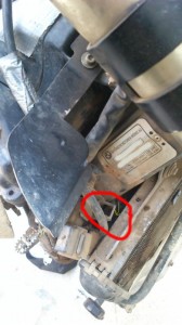 Lugar de la ficha eléctrica