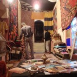 Tienda de alfombras en Fez