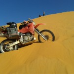 duna merzouga  marruecos moto trail