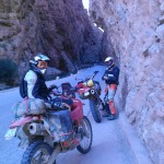 todra marruecos moto trail